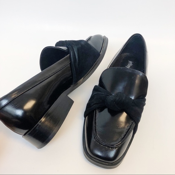 Jeffrey Campbell Black Leather Bollero Loafer 5.5 - Picture 7 of 11